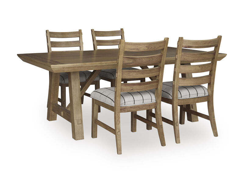 Ridgester Rectangular 5-Piece Dining Set in Brown image number 0