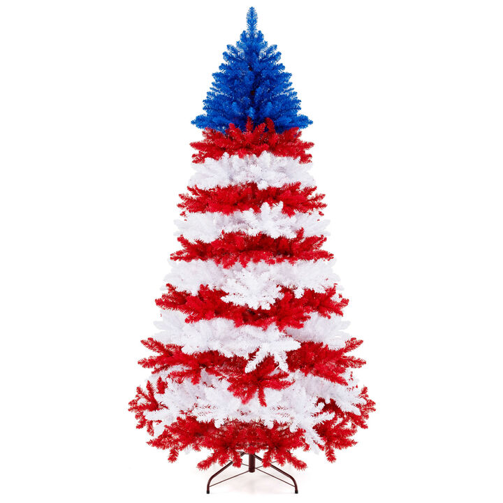 Artificial Christmas Tree with Warm White LED Lights