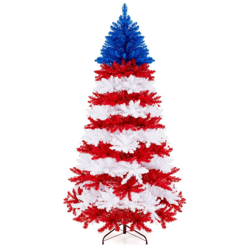 Artificial Christmas Tree with Warm White LED Lights image number 0
