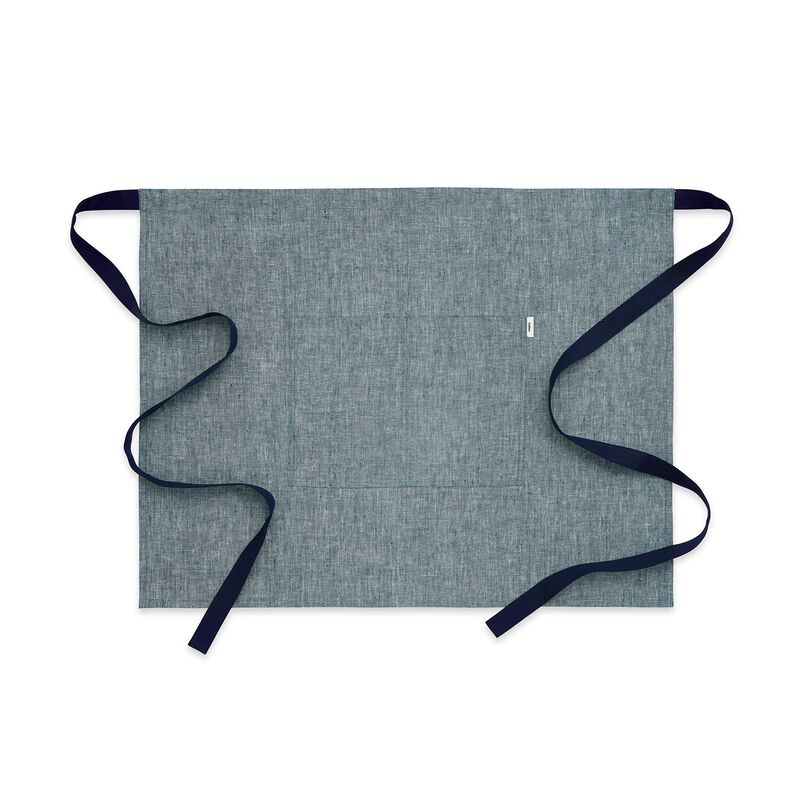 Solino Home 100% Pure Linen Bistro Apron - Kitchen Linen image number 0