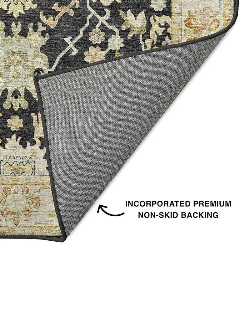 Hatay HY2 Black 9' x 12' Rug