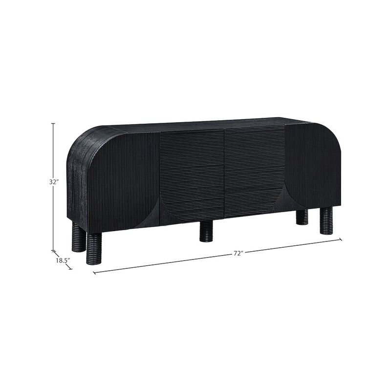 Meridian Furniture Casablanca Black Sideboard/Buffet