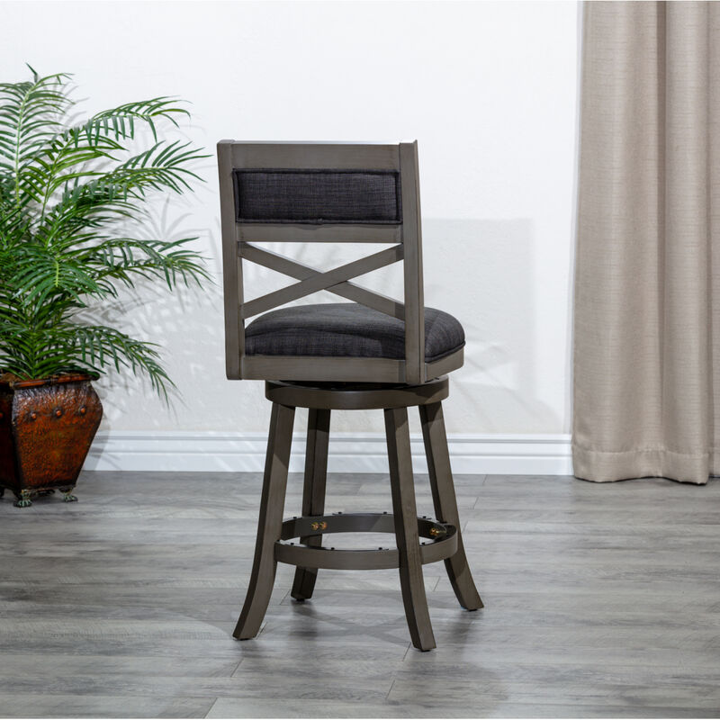 Streamdale Swanky Swivel Stool in Gray