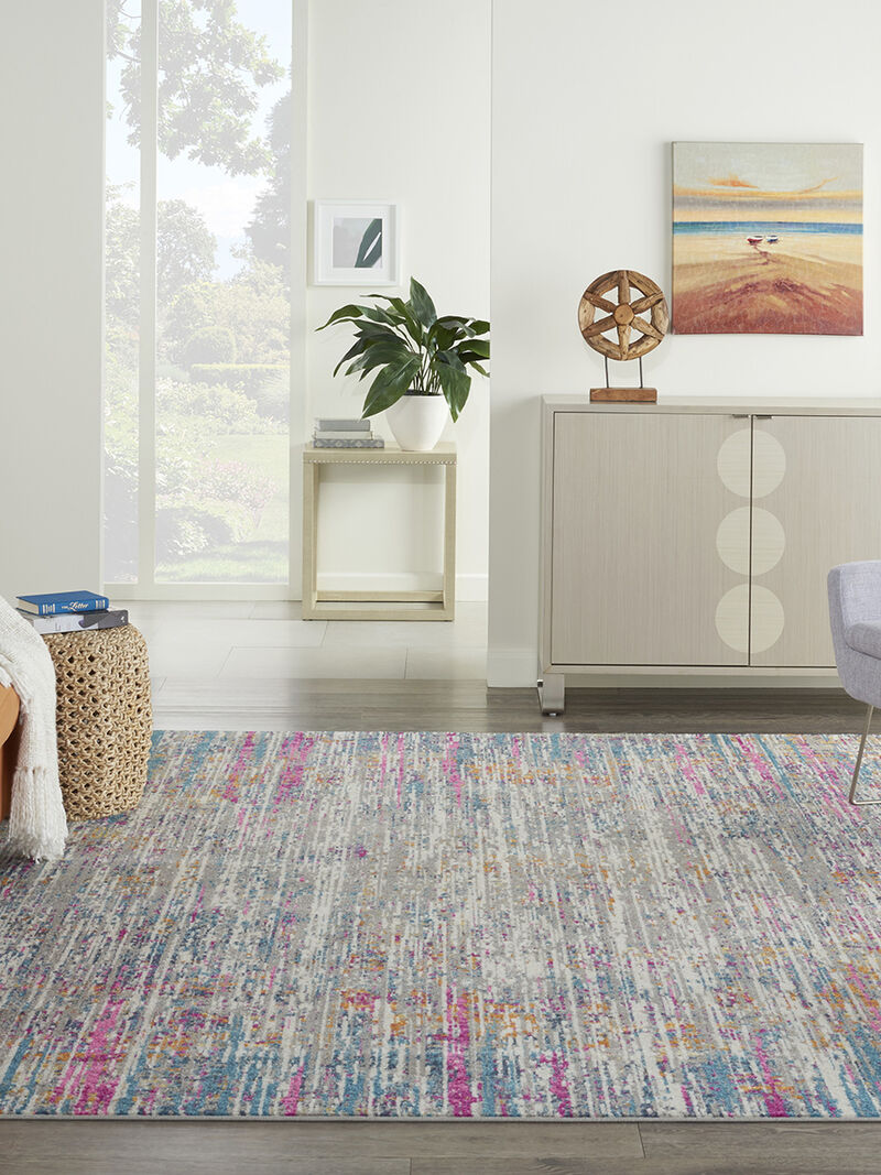 Passion PSN09 Ivory/Multicolor 6'7" x 9'6" Rug image number 7