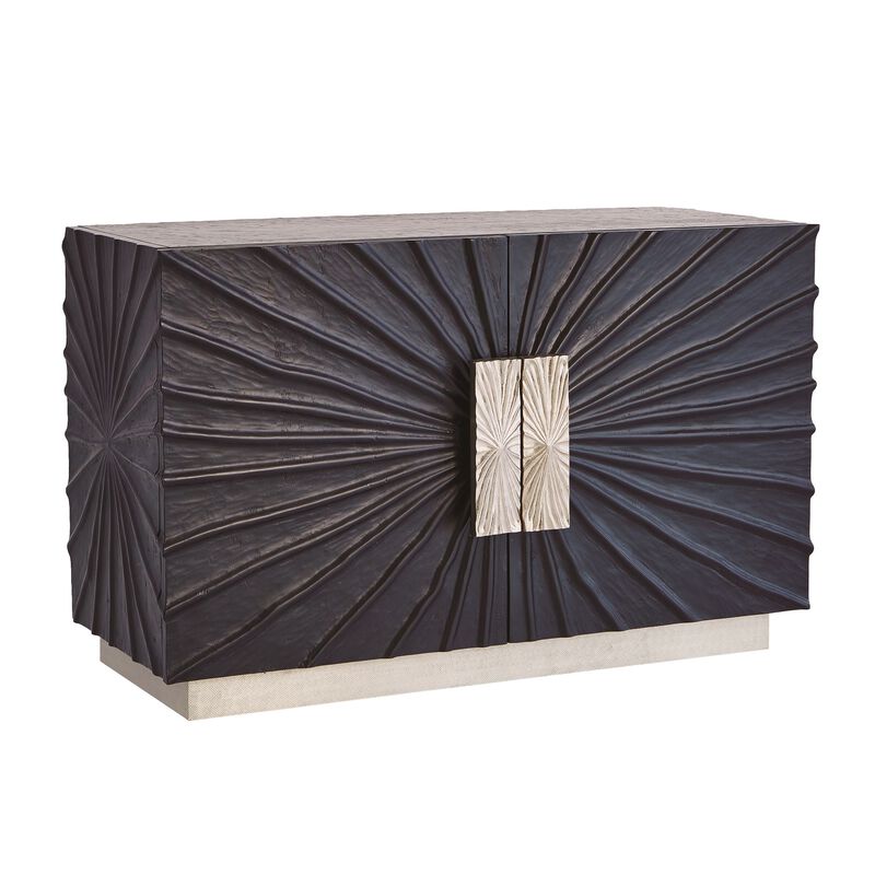 Pleated Two-Door Cabinet