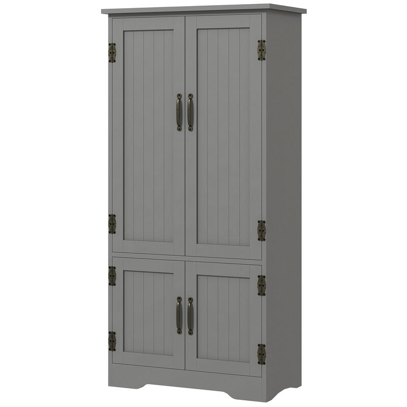 Hivvago Storage Cabinet with 2 Doors and Adjustable Shelving image number 0