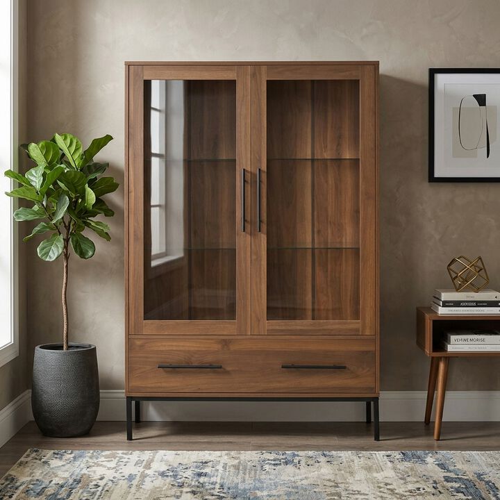 Wuvind 60'' Tall Display Cabinet