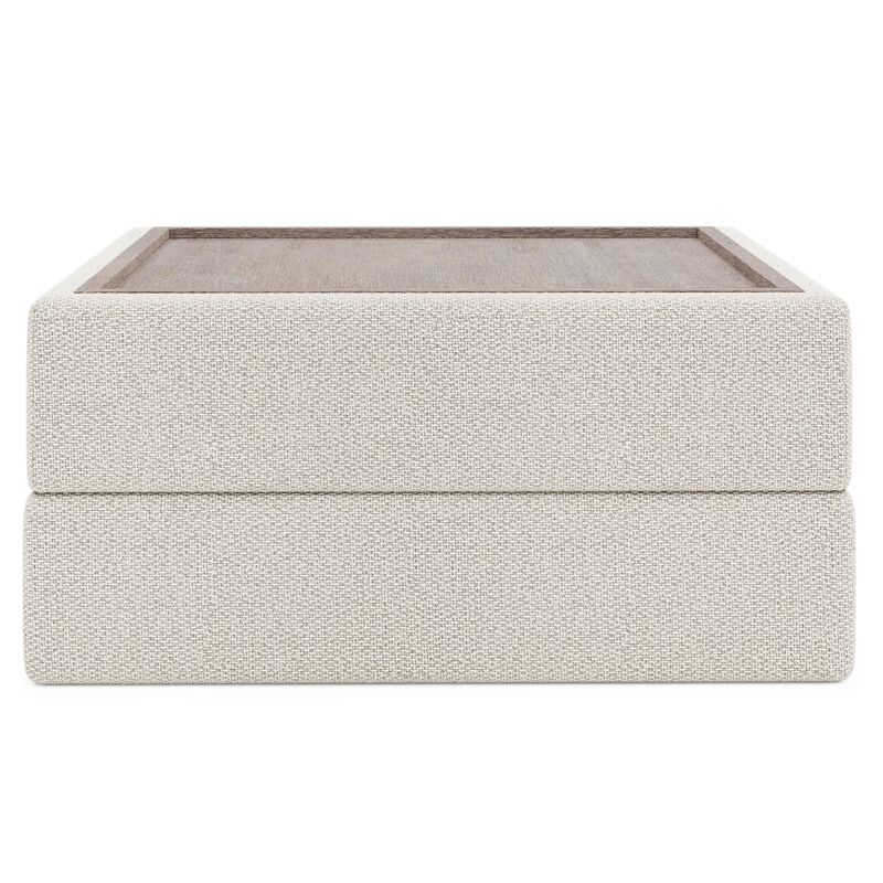 Vista Fabric Ottoman image number 1