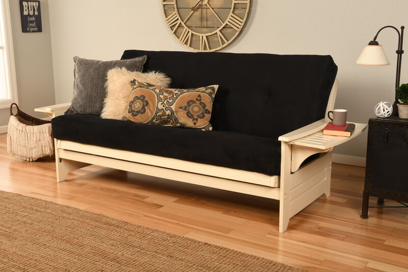 Phoenix Frame in Antique White Finish includes Linen Cocoa Mattress image number 1