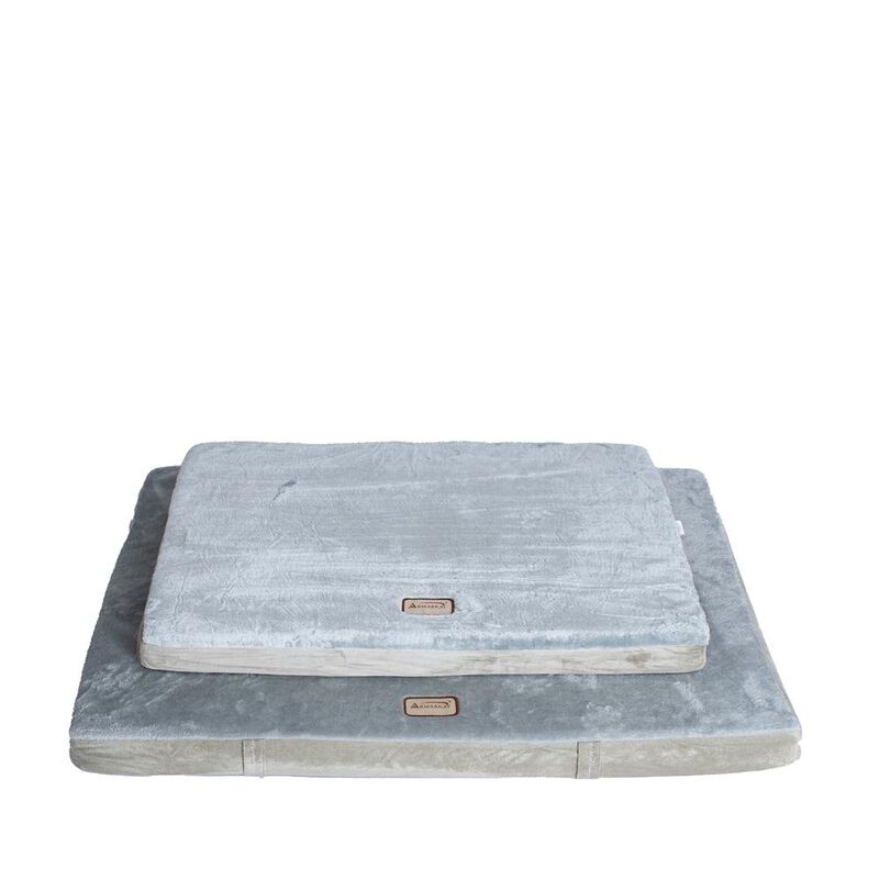 Armarkat Large Memory Foam Orthopedic Pet Bed Mat In Gray & Sage Green