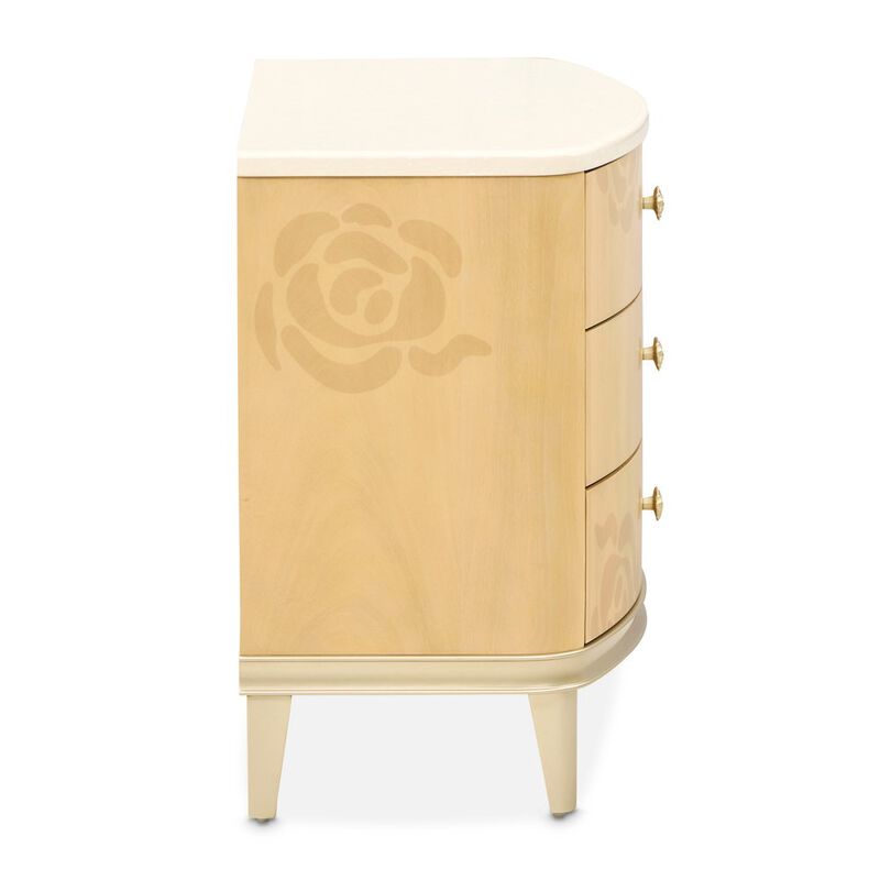 Camellia Field Nightstand - Caramel image number 3