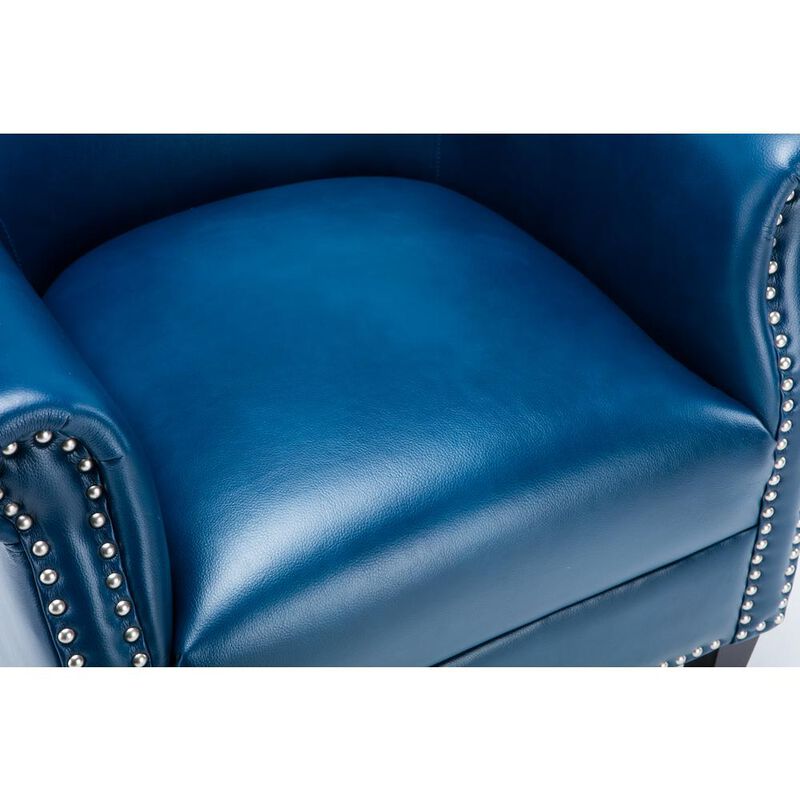 Comfort Pointe Holly Navy Blue Club Chair