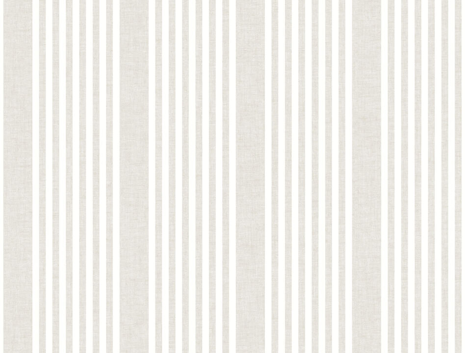 French Linen Stripe Soft Linen Wallpaper