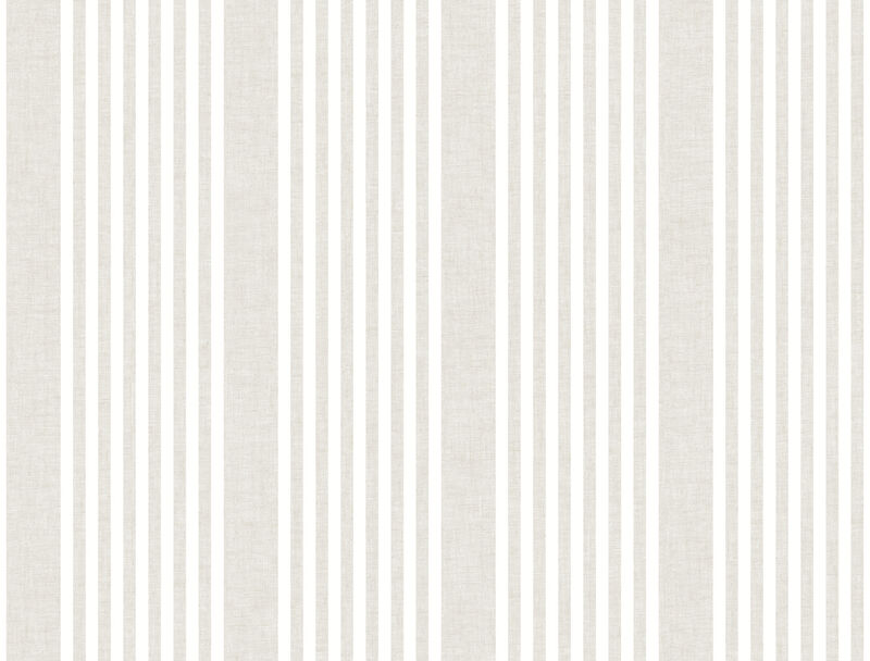 French Linen Stripe Soft Linen Wallpaper image number 0