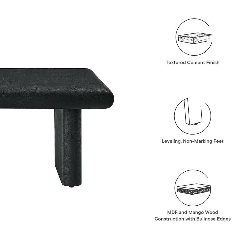 Relic Concrete Textured Coffee Table image number 1