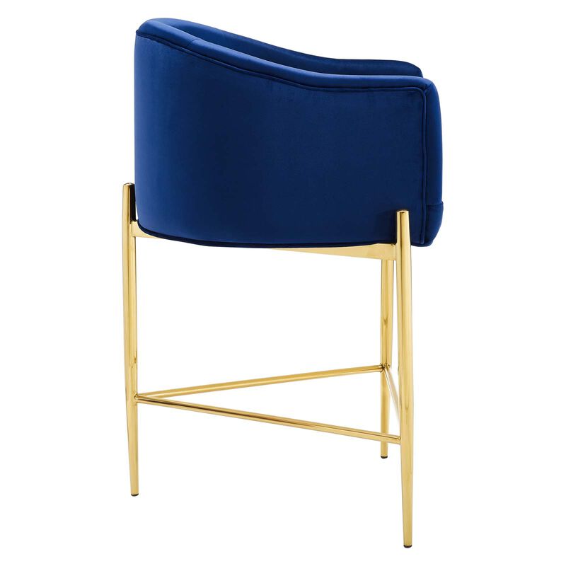 Savour Tufted Performance Velvet Counter Stool Set of 2 image number 3