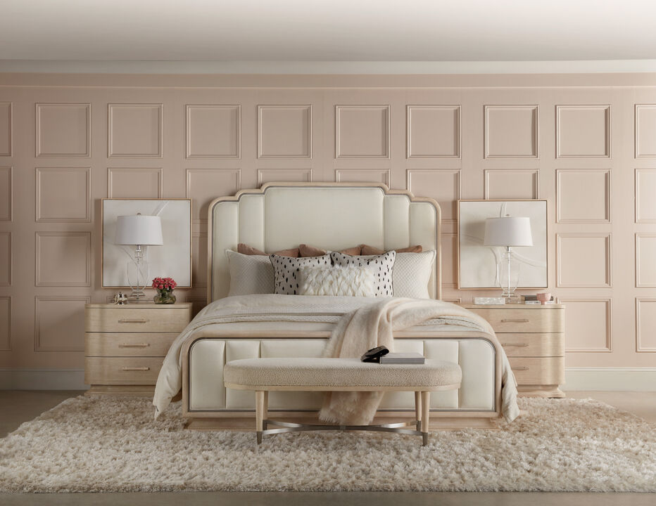 Nouveau Chic King Upholstered Bed