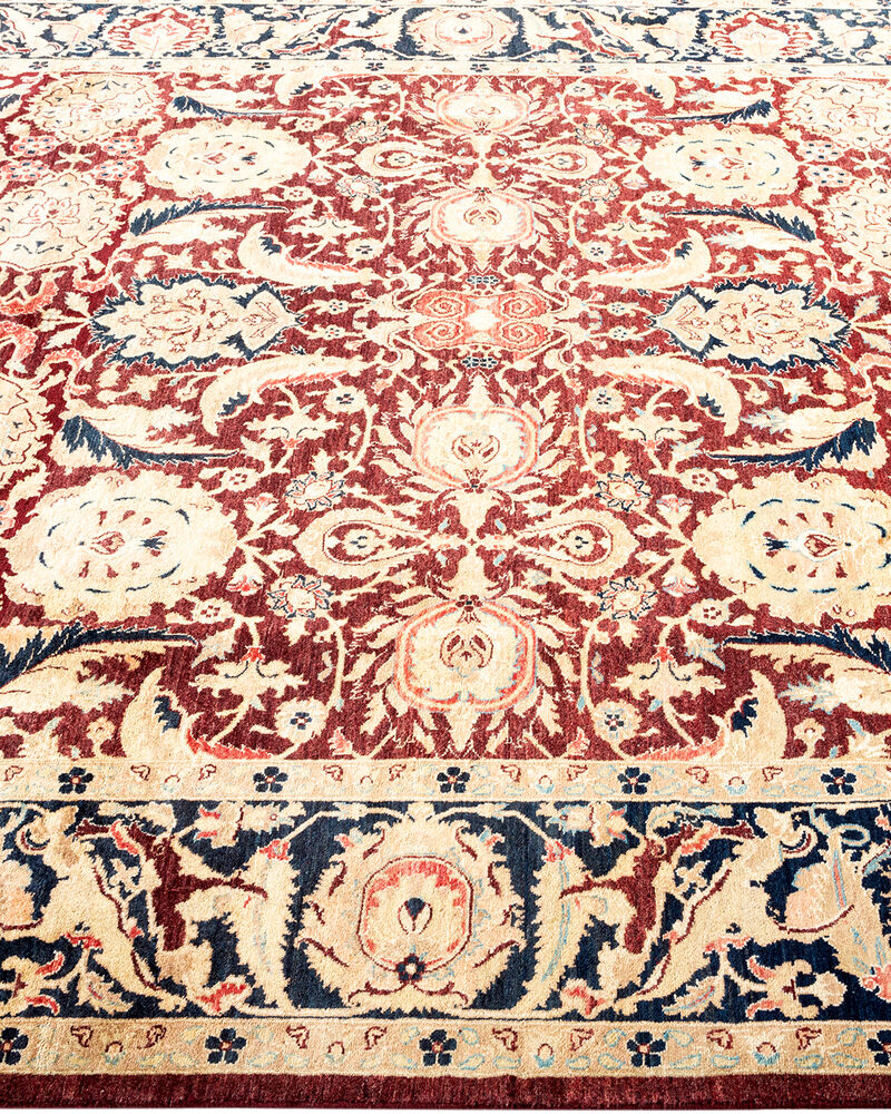 Mogul, One-of-a-Kind Hand-Knotted Area Rug  - Red,  6' 1" x 9' 1"