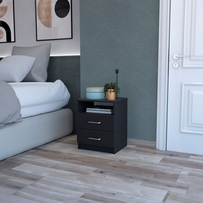 Nightstand Olivenza, Bedroom, Black