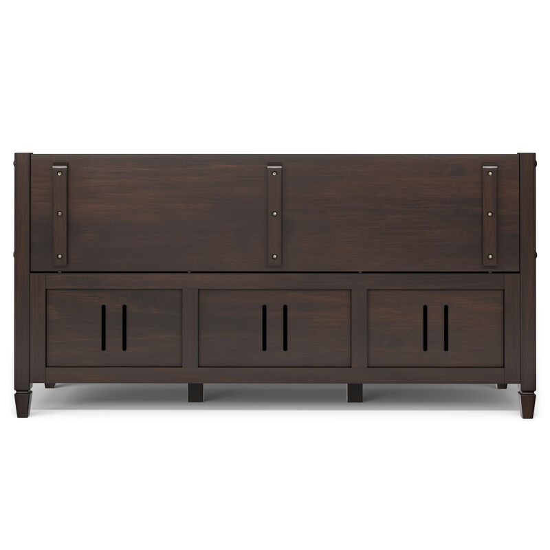 Simpli Home Connaught Wide Entryway Storage Bench image number 4