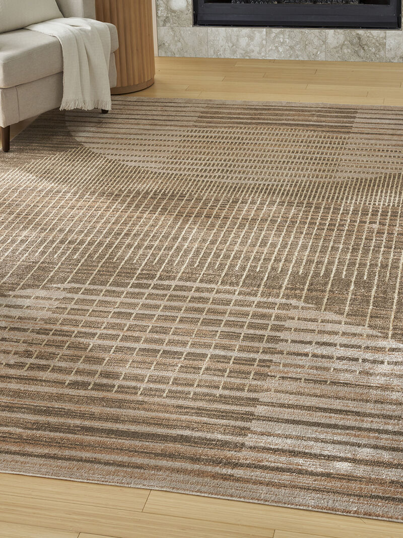 Astra Machine Washable ASW03 Latte 9' x 12' Rug