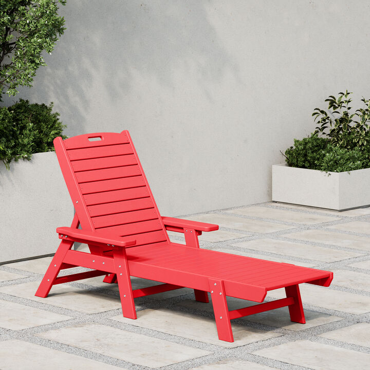 WestinTrends Poly Reclining Chaise Lounge