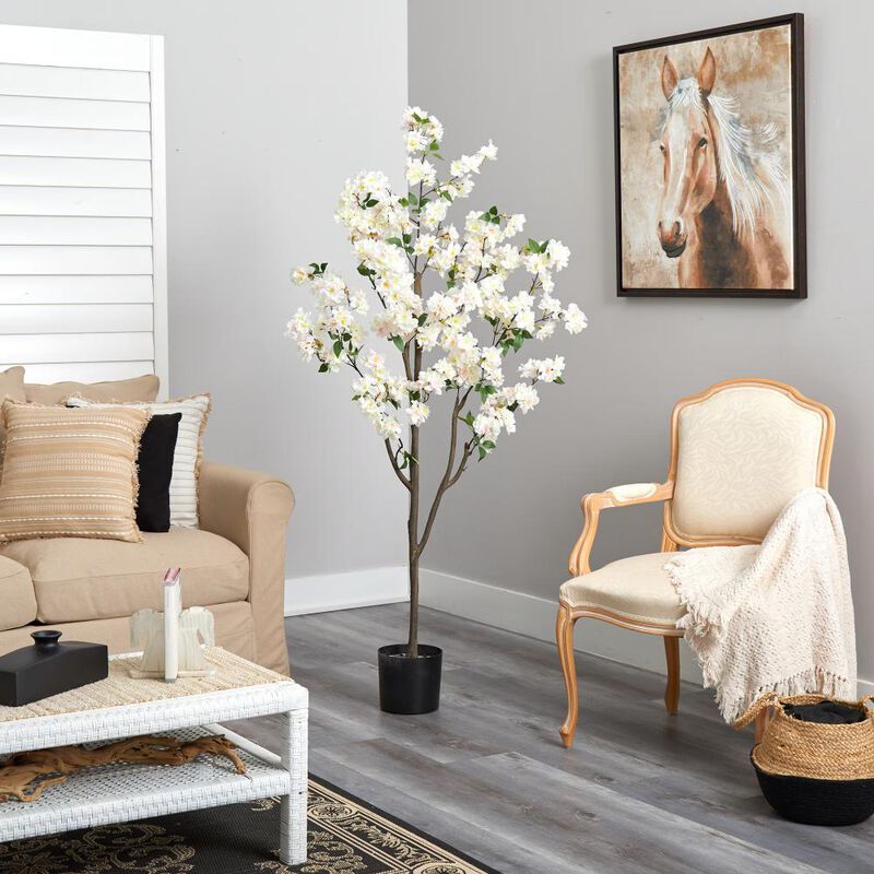 Hivvago 6 Feet Cherry Blossom Artificial Tree