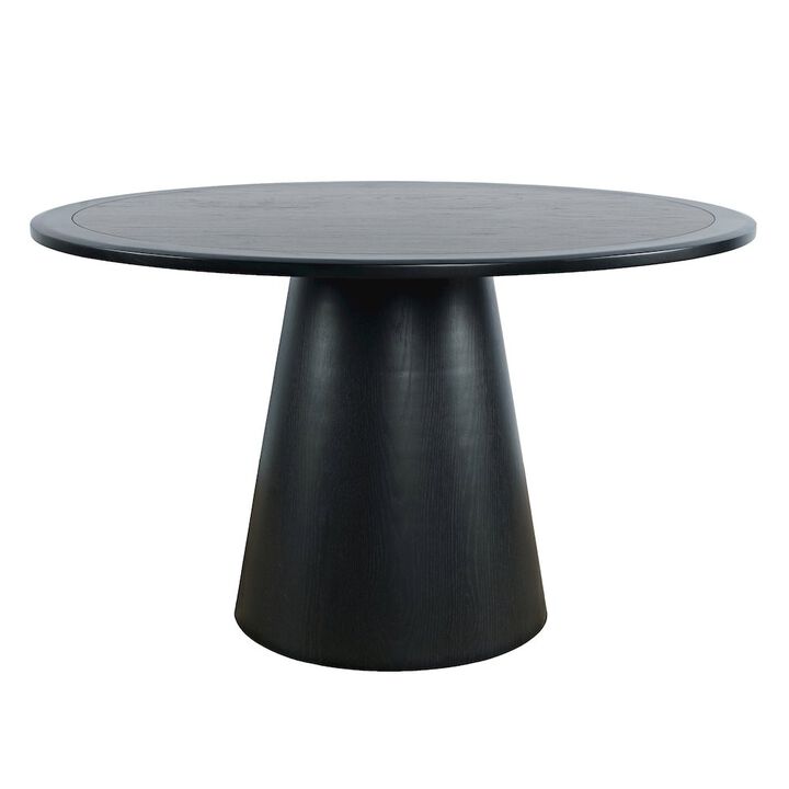 Jofran Nash Mid-Century Modern 50 Round Pedestal Dining Table
