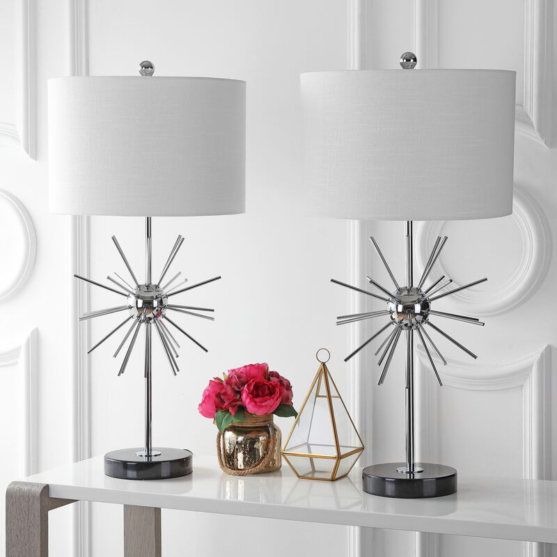 Aria Metal/Marble LED Table Lamp