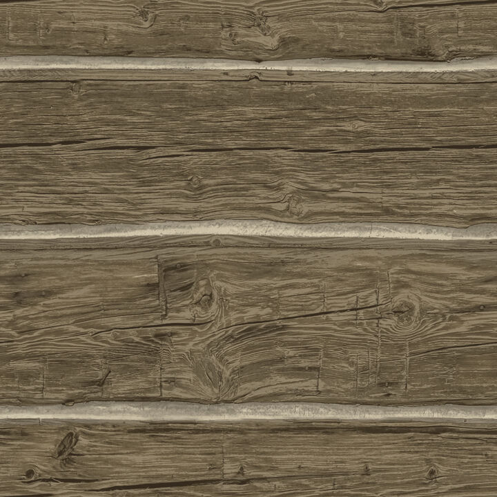 Lodgepole Dark Brown Wallpaper (Set of 2)