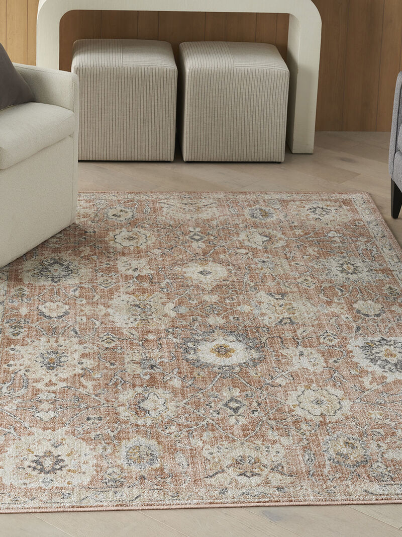 Oushak Home OUS01 Rust 5'5" x 7'3" Rug