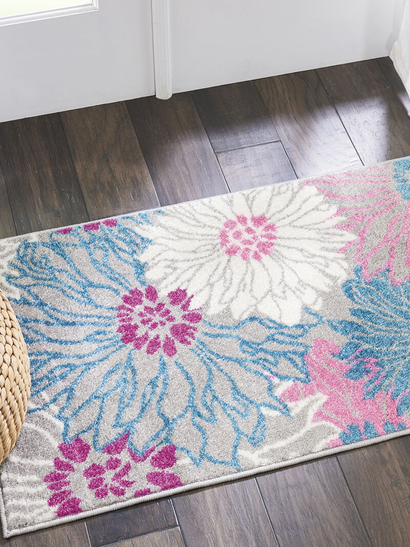 Passion PSN17 Gray 1'10" x 6' Rug image number 7