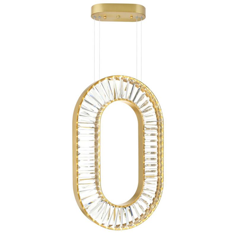 Bjoux LED Chandelier With Sun Gold Finish