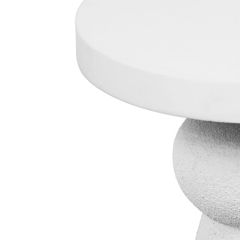 Casafoyer Lupita White Side Table image number 4
