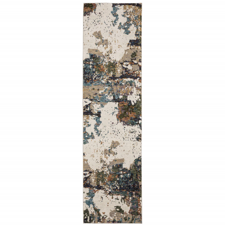 HomeRoots Abstract Runner Rug
