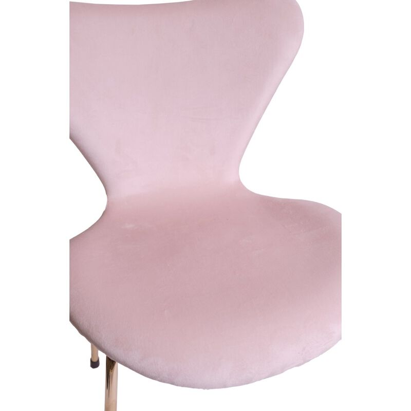 Commercial Seating Products Velour Side Chair Pink