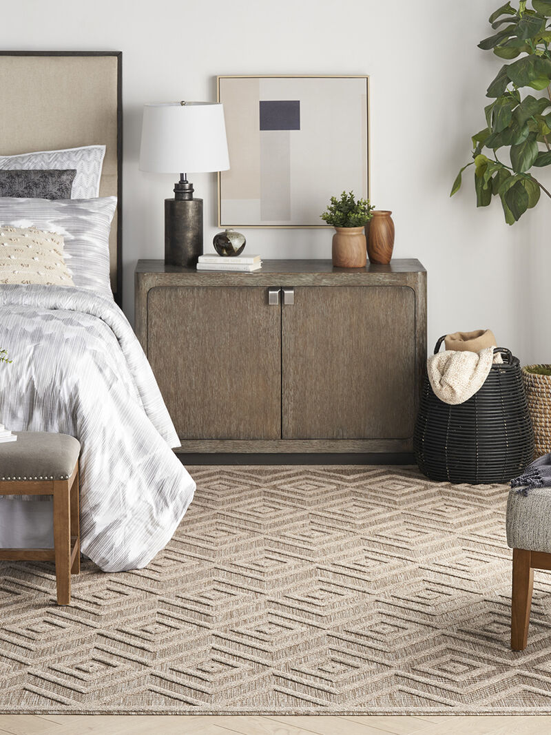 Versatile NRV01 Natural/Beige 9' x 12' Rug