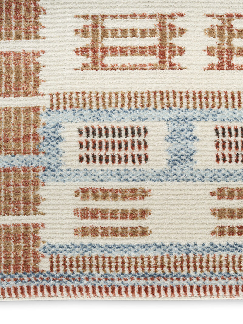 Nordic NRC16 Ivory/Rust 4' x 6' Rug