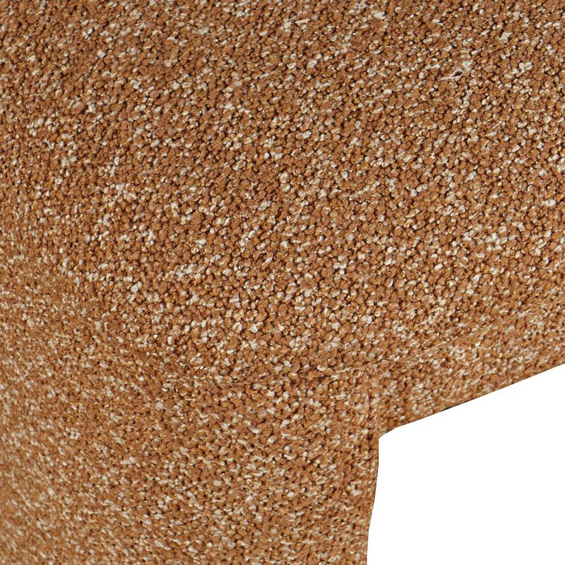 Jofran Breck Mid-Century Modern Curved Upholstered Dining Chair - Set of 2