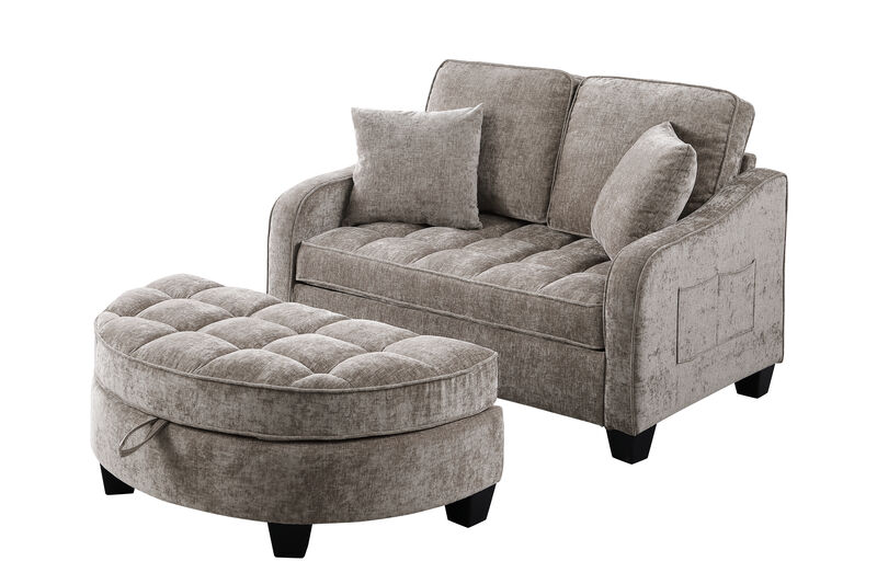 Pefwod Loveseat Reclining Sofa image number 7