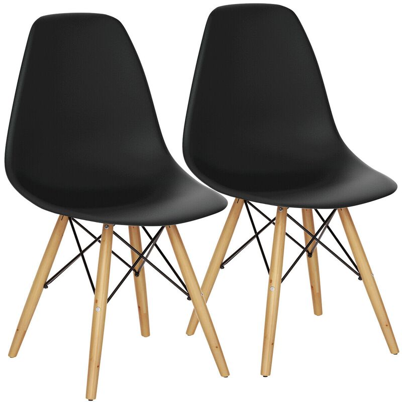 Set of 2 Mid-Century Modern DSW Dining Side Chair