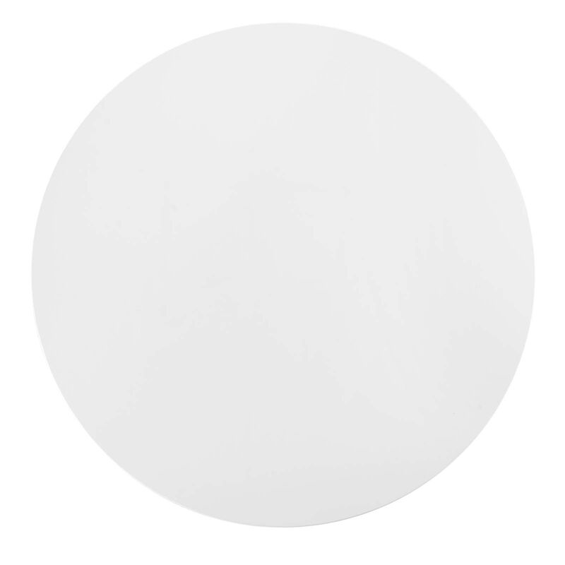 Modway - Lippa 54" Round Dining Table Black White