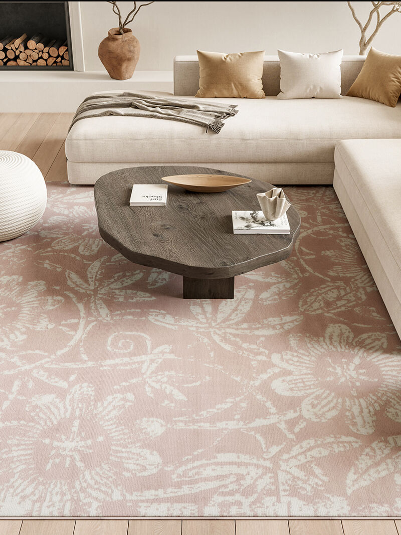 Whimsicle WHS05 Pink 7' x 10' Rug image number 1
