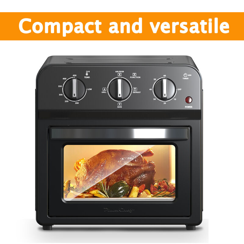 13 QT Family Size Air Fryer Toaster Oven Combo, 360&deg; Hot Air Circulation, Multifunctional Convection Countertop Oven image number 6