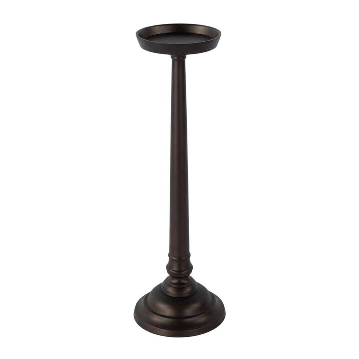 Butler Specialty Tilly 7 in. W Round All Metal Pedestal Base End Table