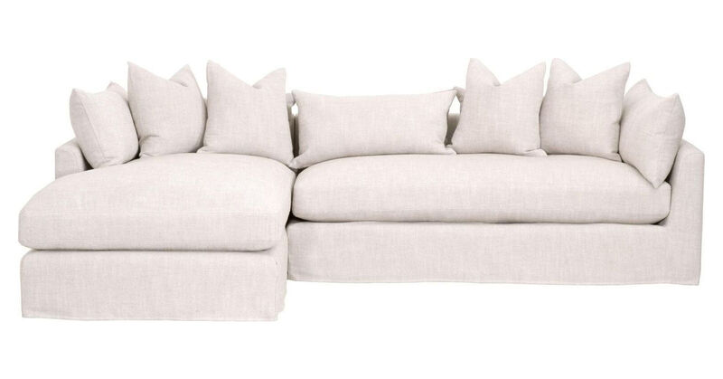 Haven 110" Slipcover Left-Facing Sectional image number 0
