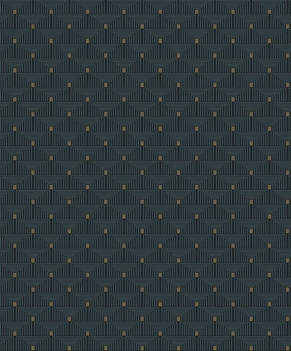 Boutique Geo Key Blue Wallpaper F-PL3005