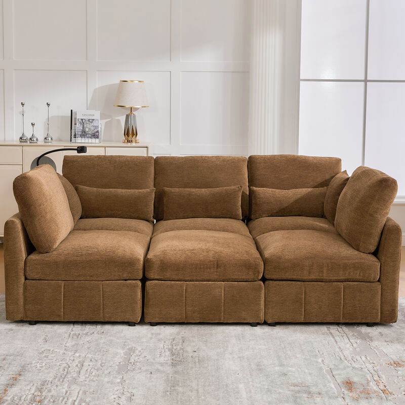 Merax Modern Sectional Sofa Modular Sectionals image number 3