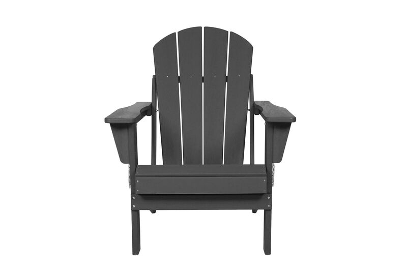 Hivvago Folding Adirondack Chair Set with Side Table image number 0