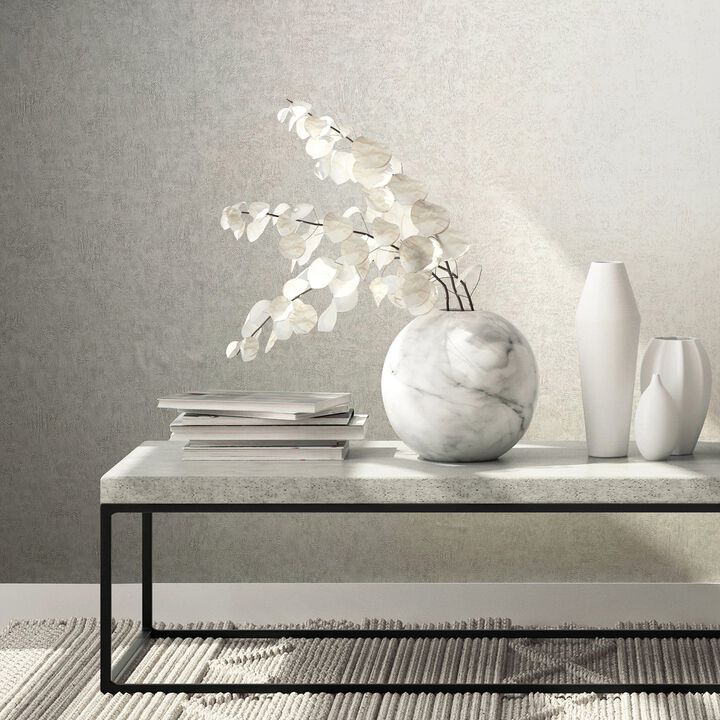 Kumano Plaster Silver Grey Wallpaper 34518